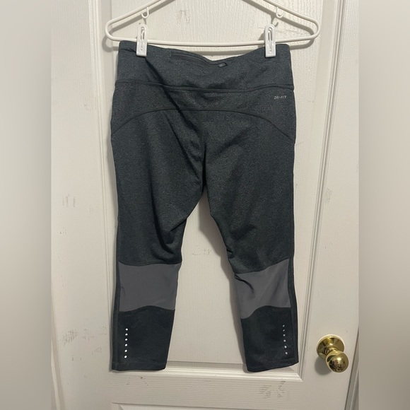 Grey Nike Running Capri Leggings - Picture 2 of 7